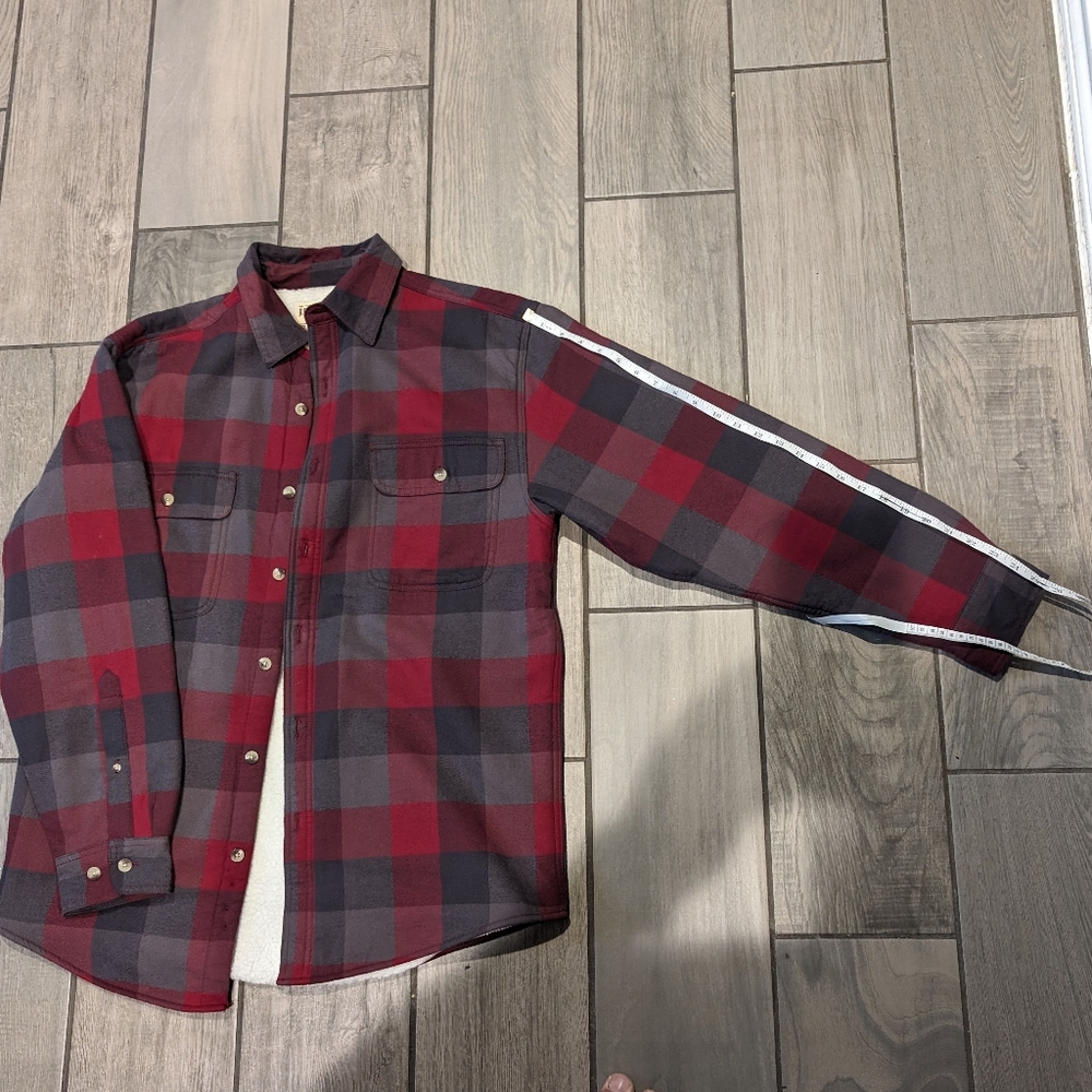 Redhead Sherpa lined flannel